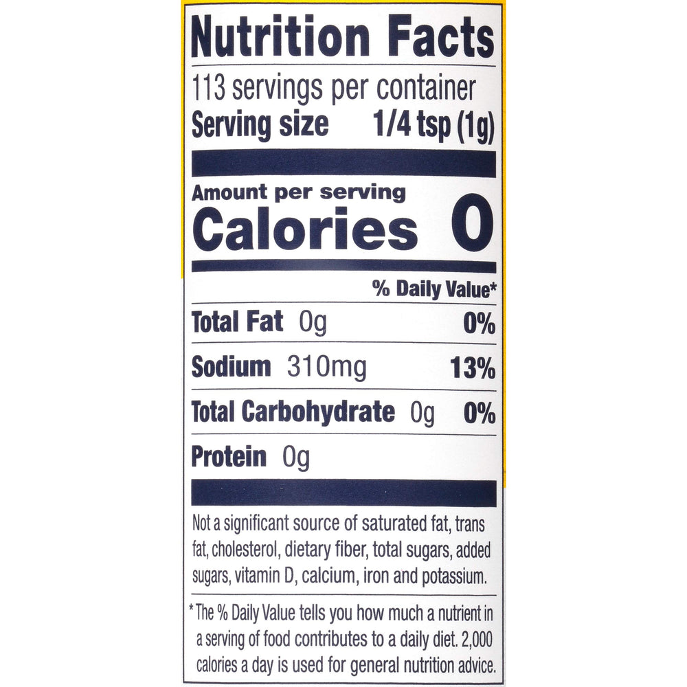 Morton Nature's Seasons ingredient close-up showing onion and garlic profile