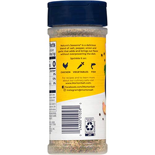 Spice rack with Morton Nature's Seasons for quick everyday seasoning