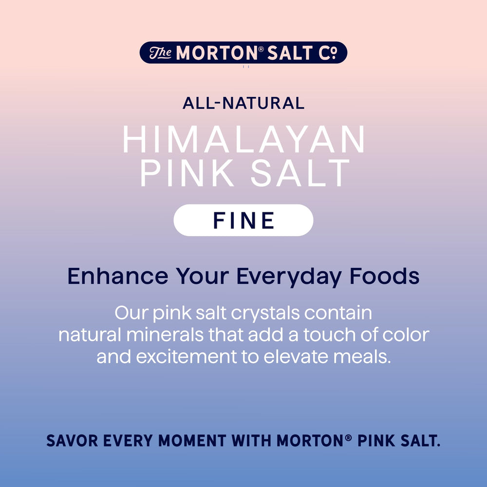 Morton Sea Salt recyclable packaging supports sustainability.