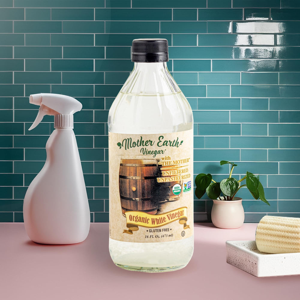 Fridge deodorizing with Mother Earth Vinegar leaves a fresh note.