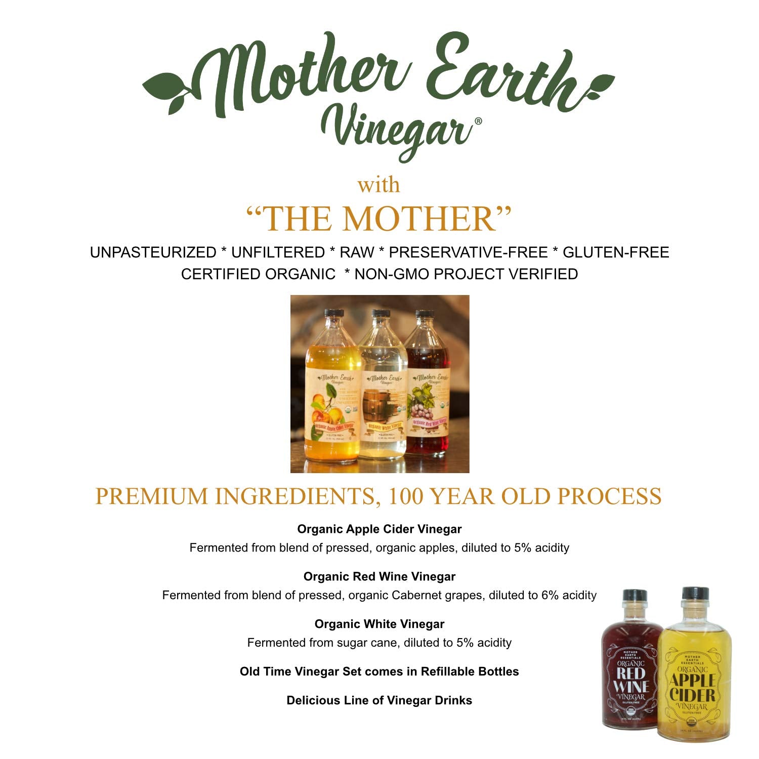Elegant kitchen setting featuring the Mother Earth bottle as centerpiece.