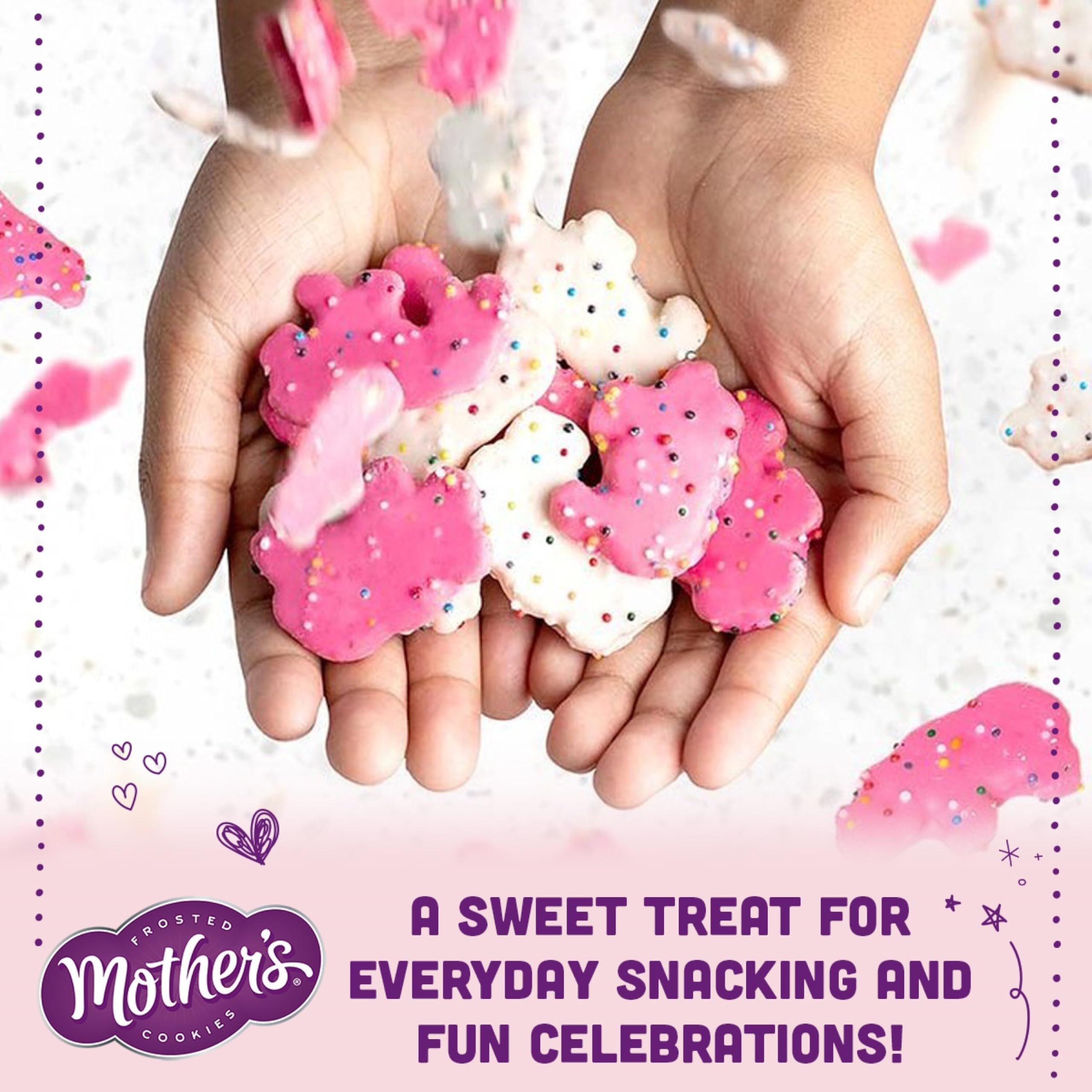 Mother's Circus Animal Cookies 9oz on a snack plate, perfect nibble between meals.