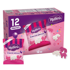 Mother's Circus Animal Cookies pouch 1oz ready for on-the-go snacking.