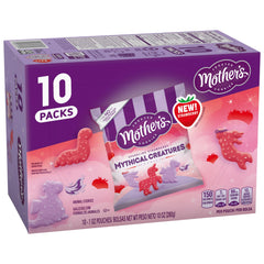 Mother's Sparkling Strawberry Unicorn Cookie with red and lavender frosting for lunchboxes