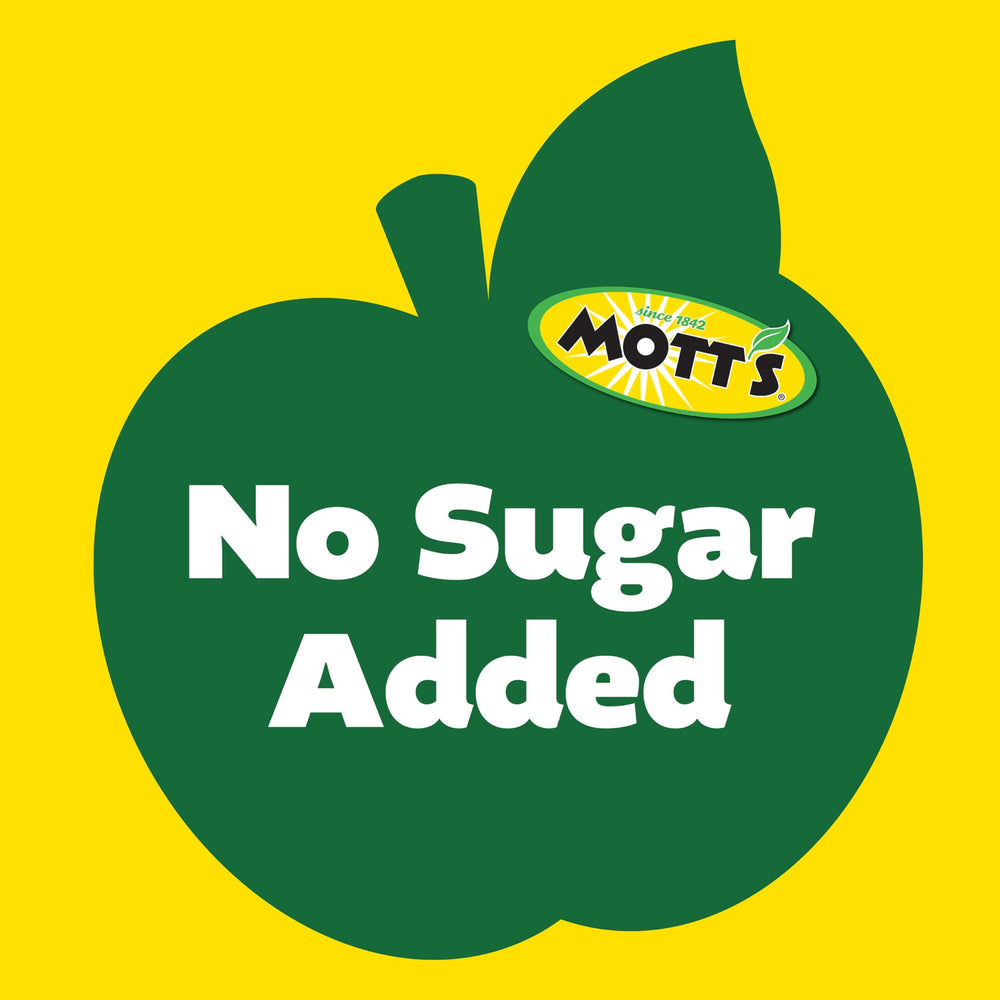Chilled glass of Mott's Apple Juice with ice, ready to enjoy