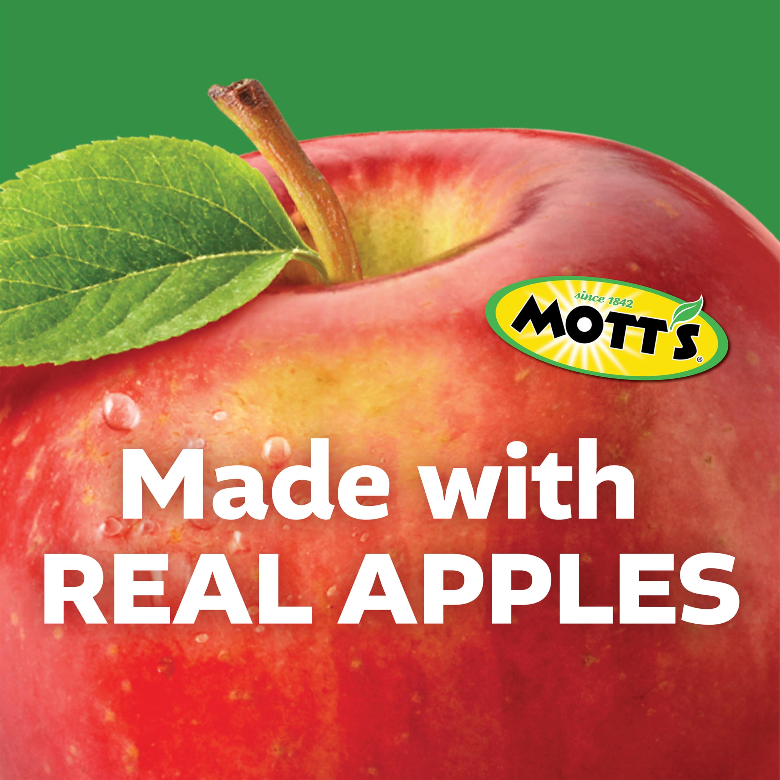 Motts Gluten-free and kosher symbols on packaging highlight inclusive options.
