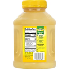 Mott's Applesauce label highlights Vitamin C and absence of artificial flavors.
