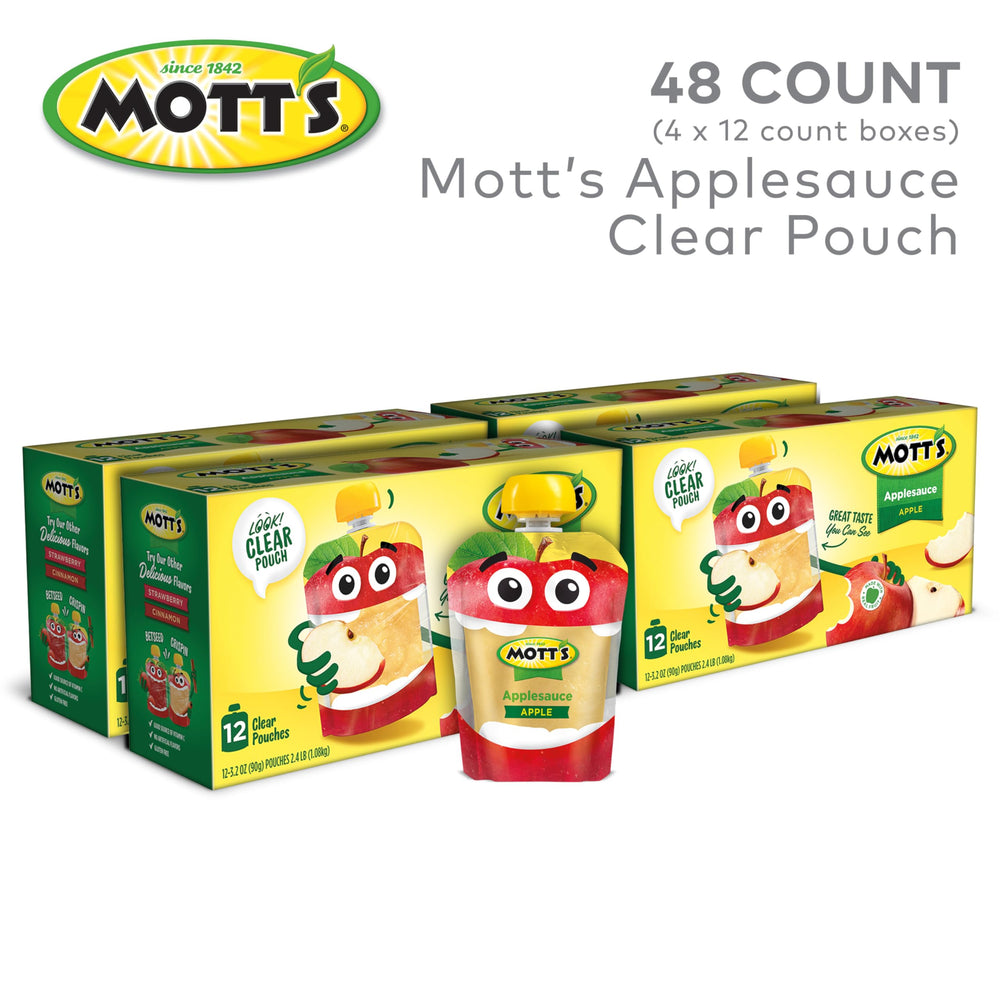 Mott's Applesauce no artificial flavors preserves natural apple taste