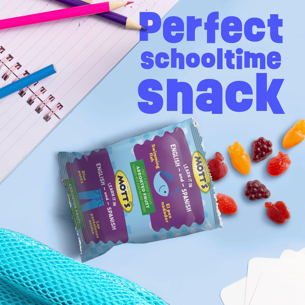 Motts lunchbox-friendly packaging with easy-open pouches