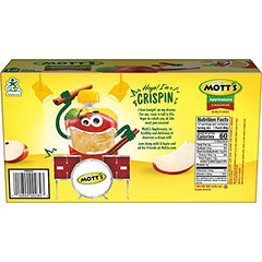 Mott's clear pouch snack fits easily into kids' lunchboxes.