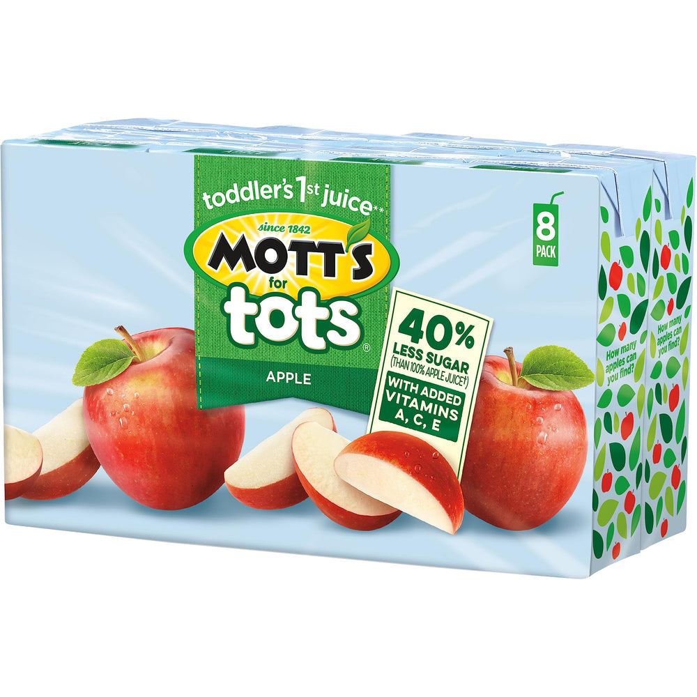 Mott's For Tots heritage image nods to 1842 roots and family-friendly tradition