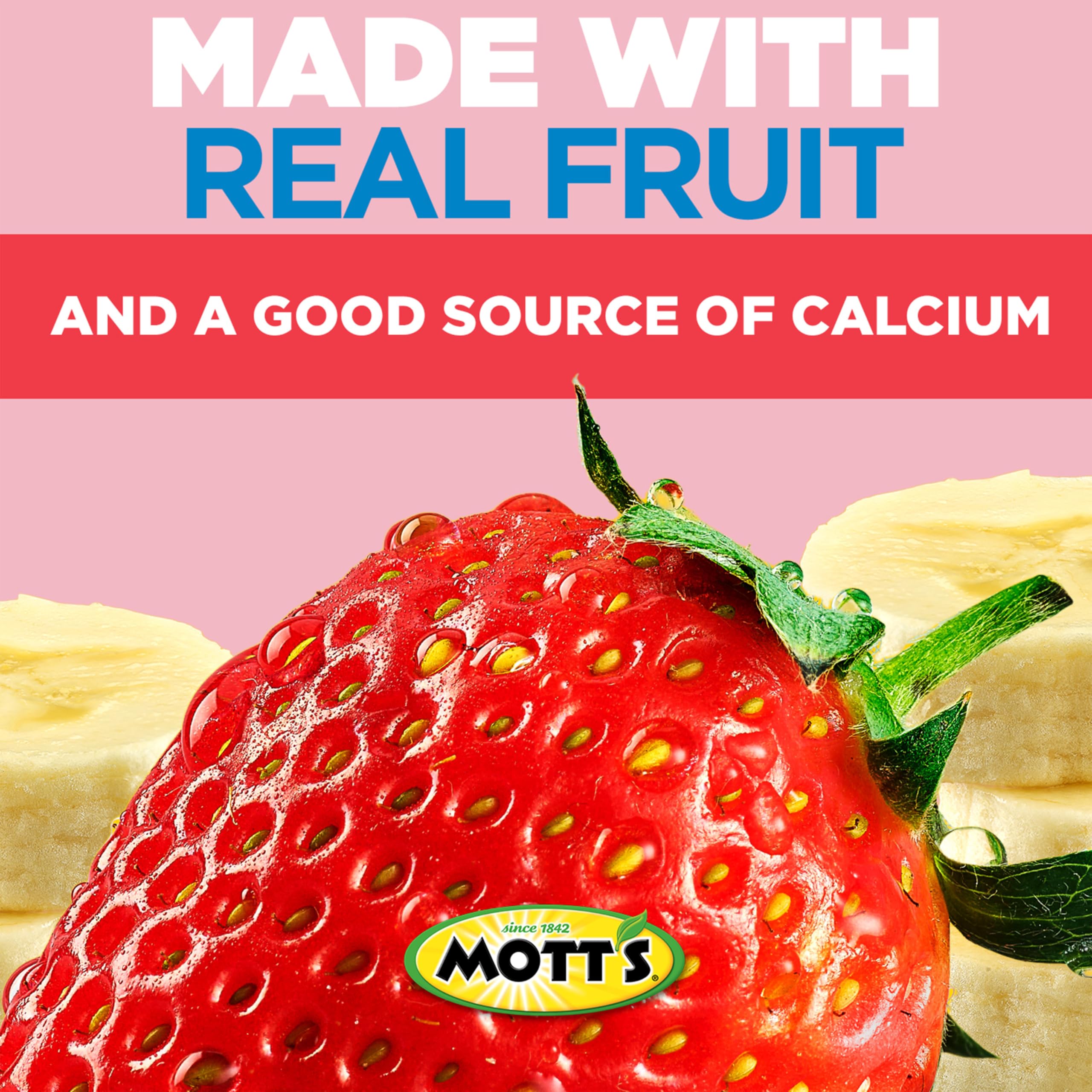 Mott’s family-friendly snack ready in seconds for kids on the go.