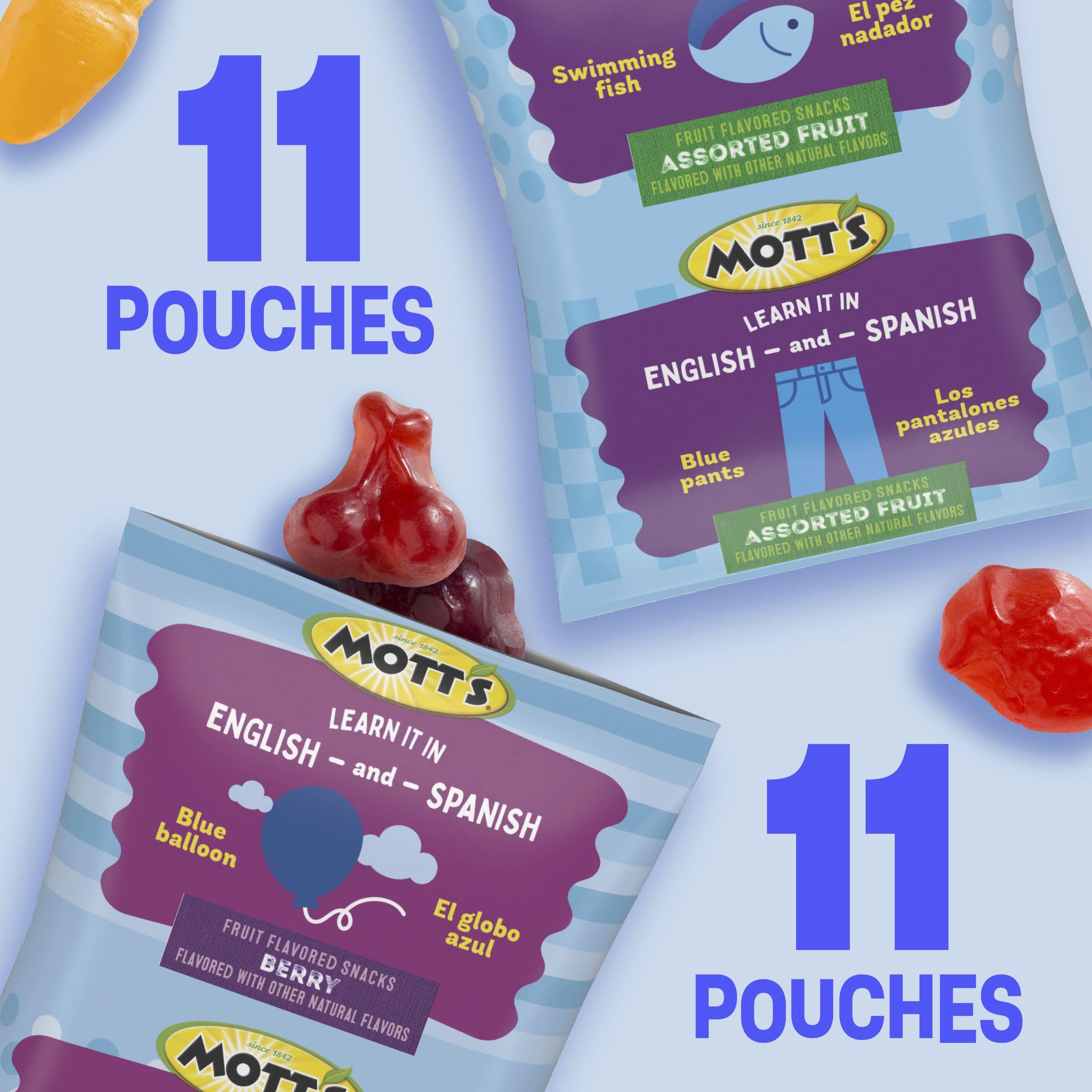 Mott's gluten-free pouch, suitable for gluten-free diets