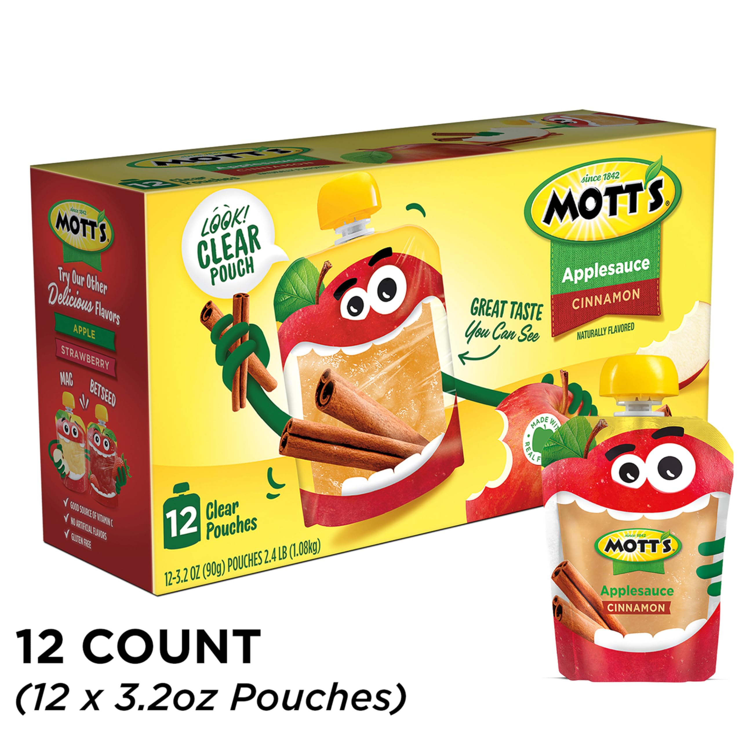 Mott's heritage label shows 1842 legacy for family meals.