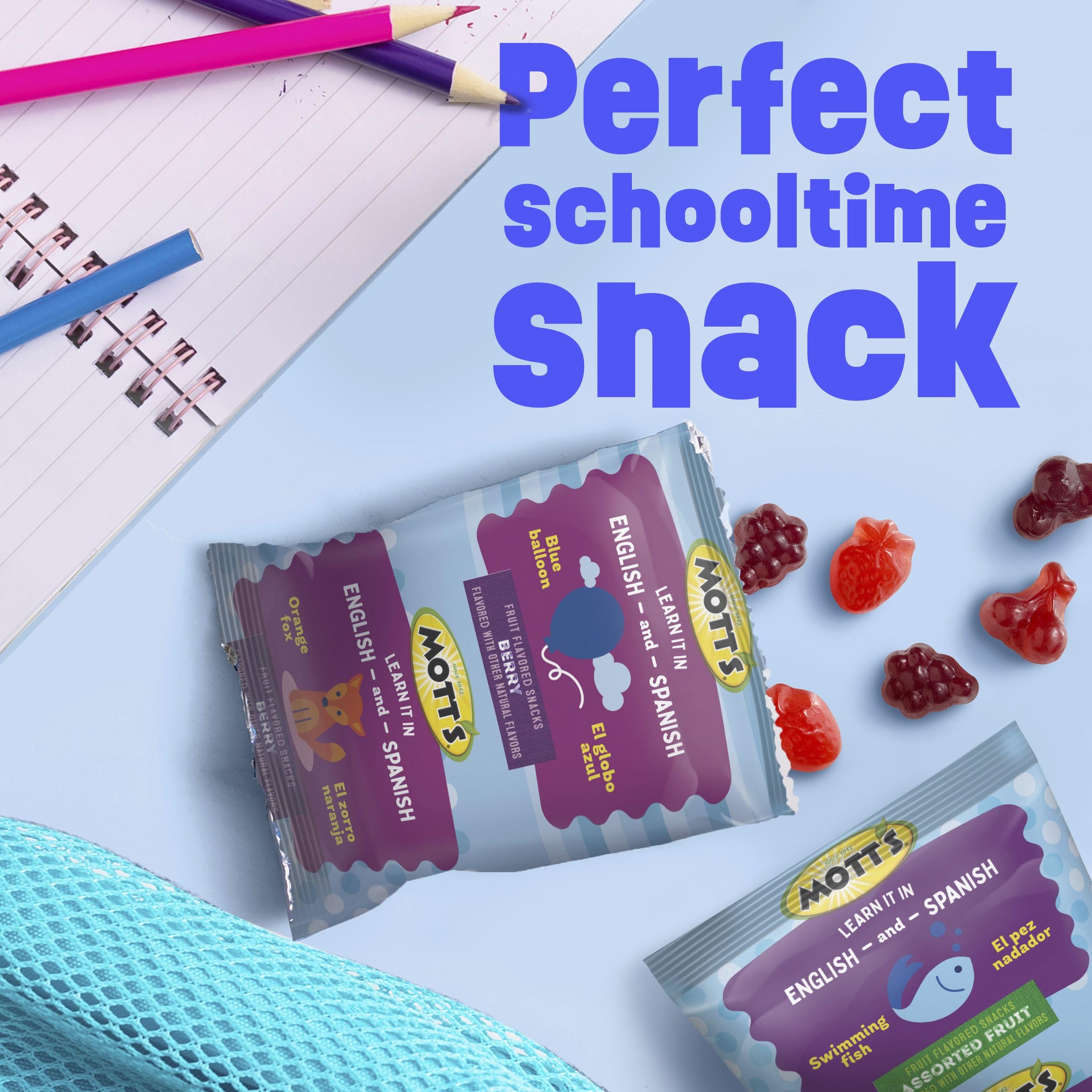 Mott's kids snack pack pouch, easy grab-and-go