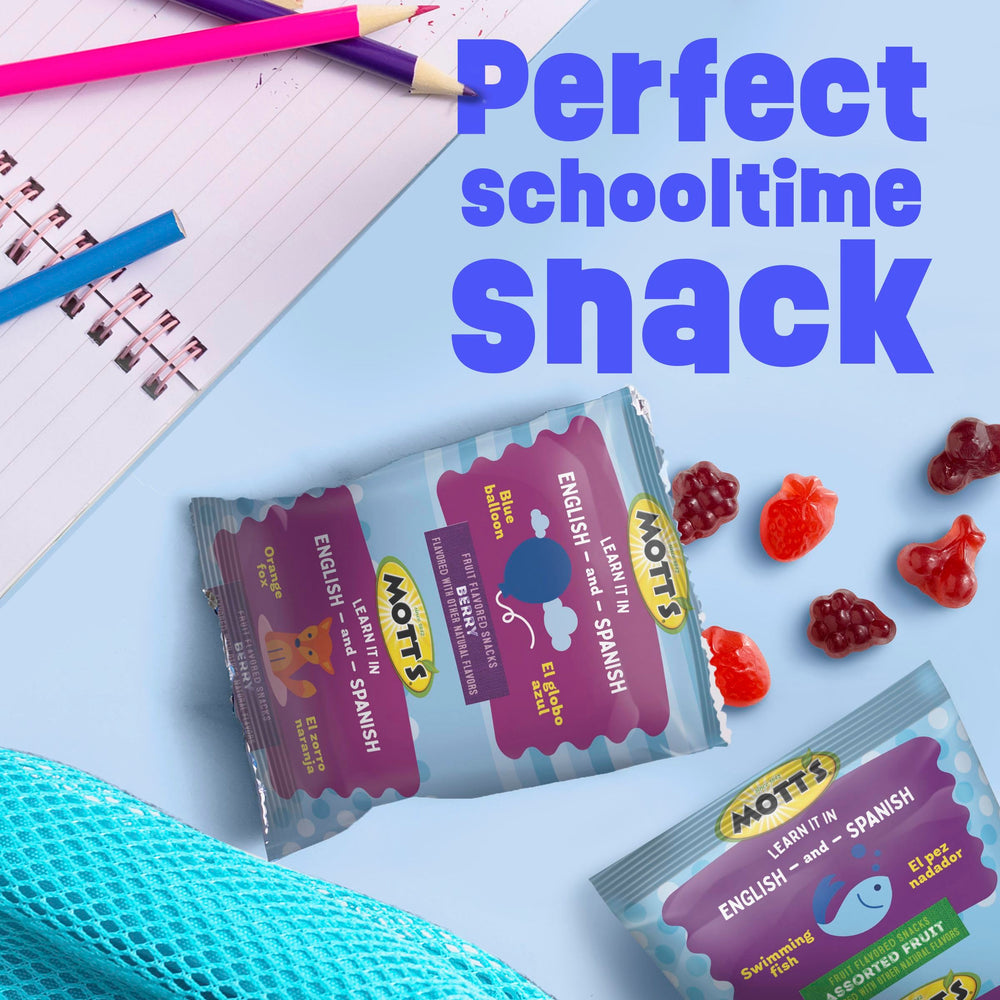 Mott's kids snack pack pouch, easy grab-and-go