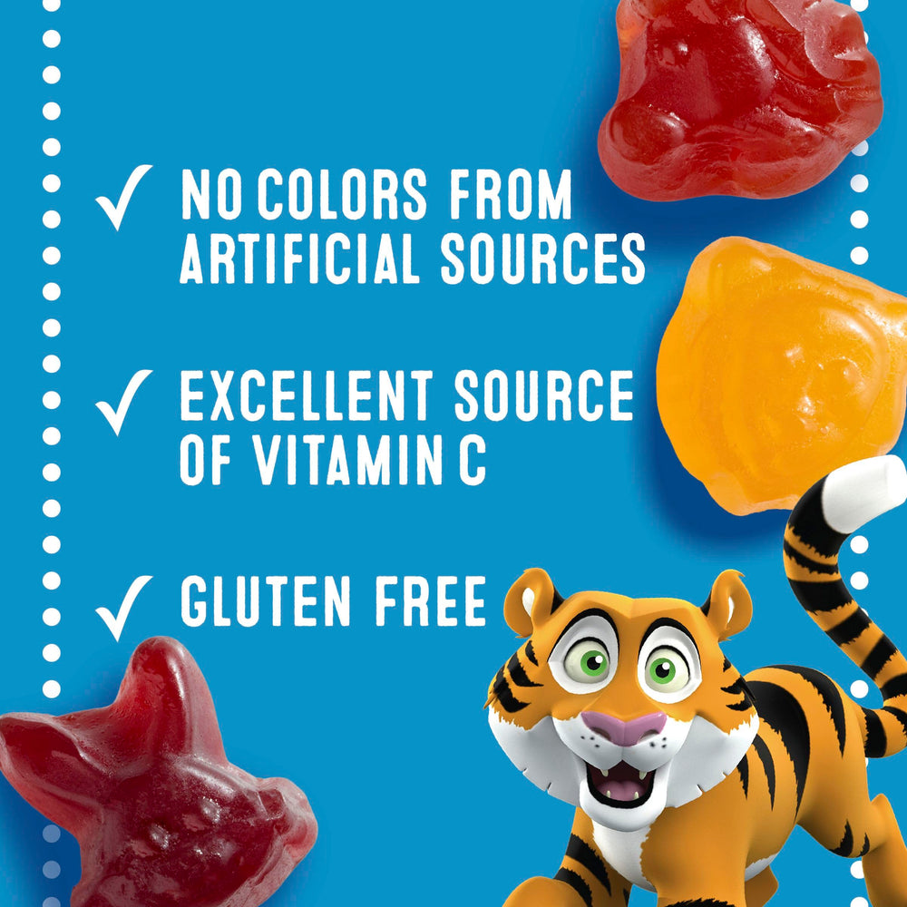Mott's no artificial colors, bright gummies without synthetic dyes.