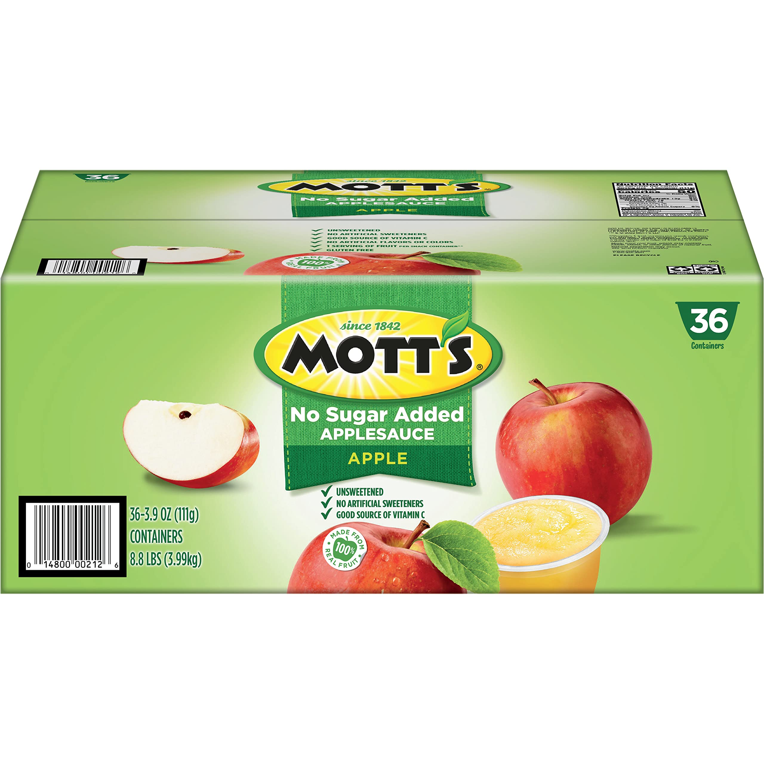 Mott's servings ideal for lunchboxes or after-school treats.