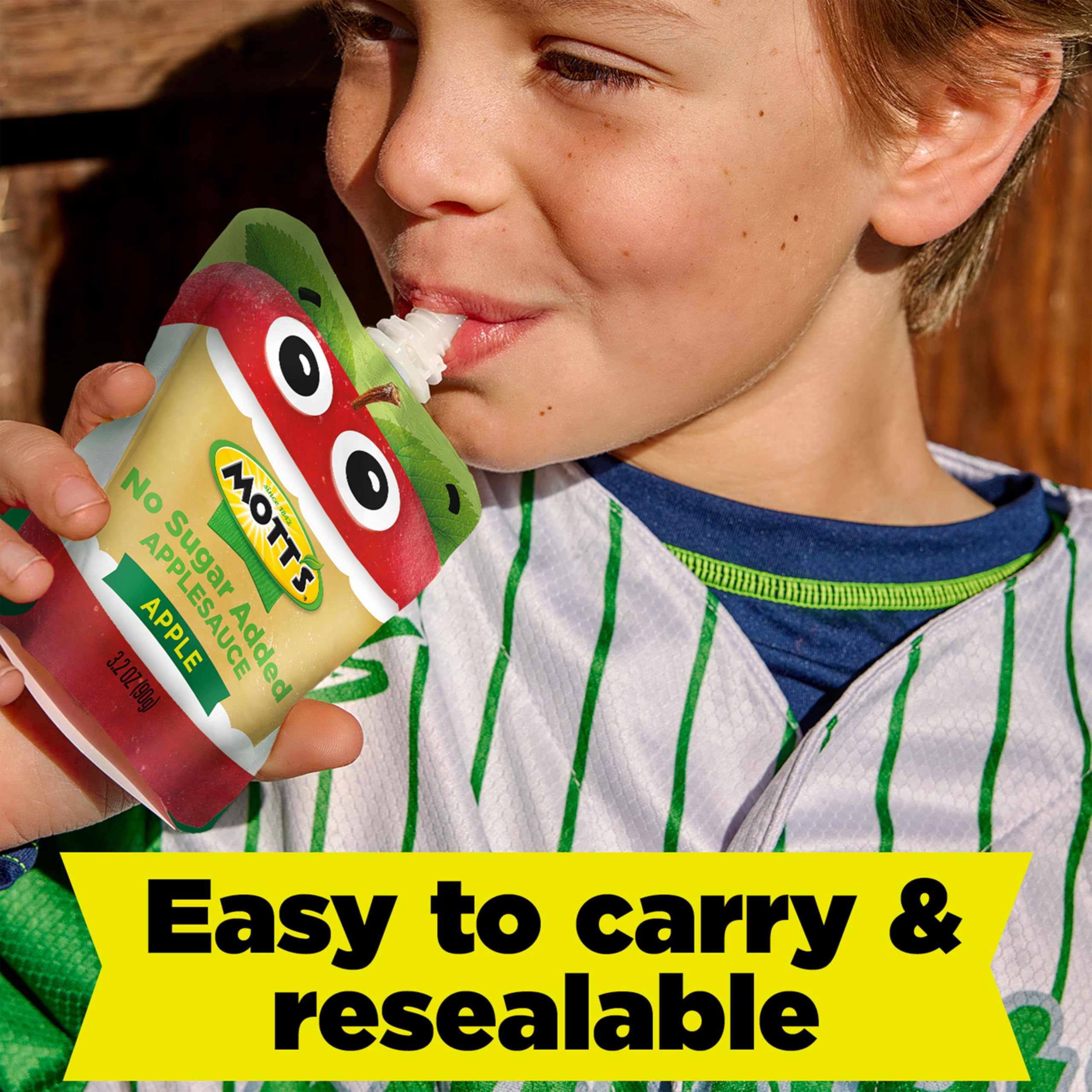 Mott's ripe apple flavor shines in each serving of no sugar added sauce