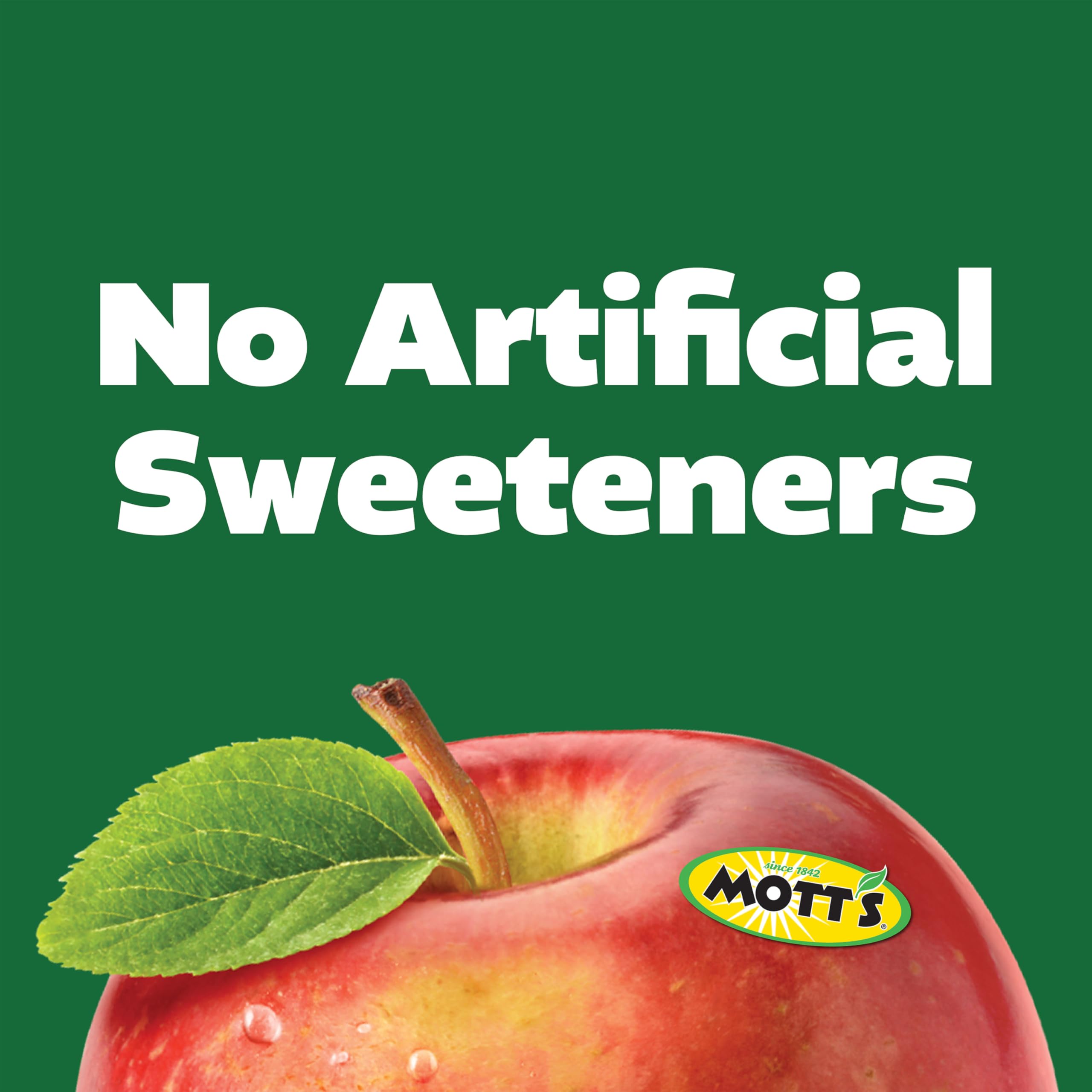 Mott's Original Apple Juice aroma evokes crisp apple sweetness.