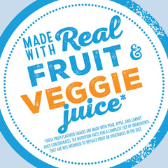 Pear, apple, and carrot juice concentrates in Mott's Apple Orchard snacks