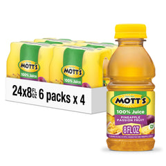 Mott’s Pineapple Passion Fruit juice bottle - bright tropical flavor for family meals