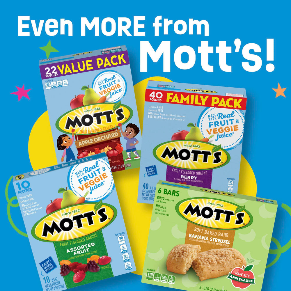 Mott's vitamin C per serving adds a fruity tang.