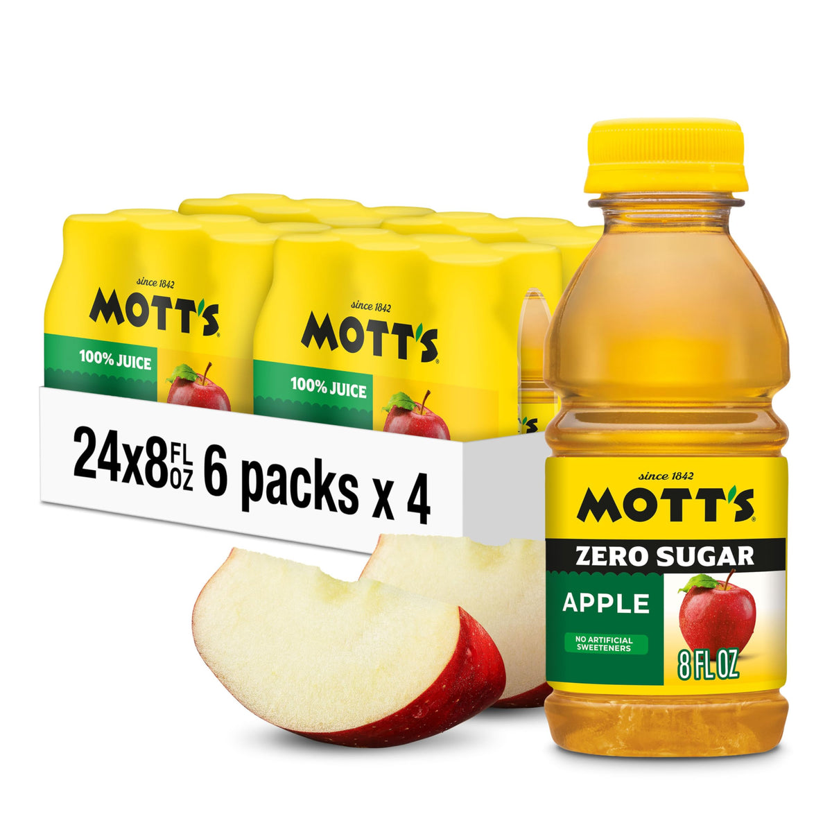 Mott's Zero Sugar Apple Juice Bottle – sugar-free family refreshment