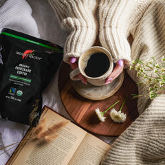 Resealable Mount Hagen pouch keeps freshness for travel and daily use.