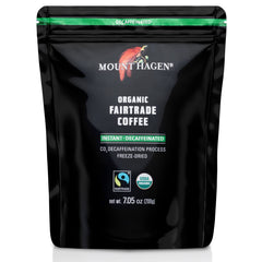 Mount Hagen coffee dissolving in water provides a quick, smooth cup.
