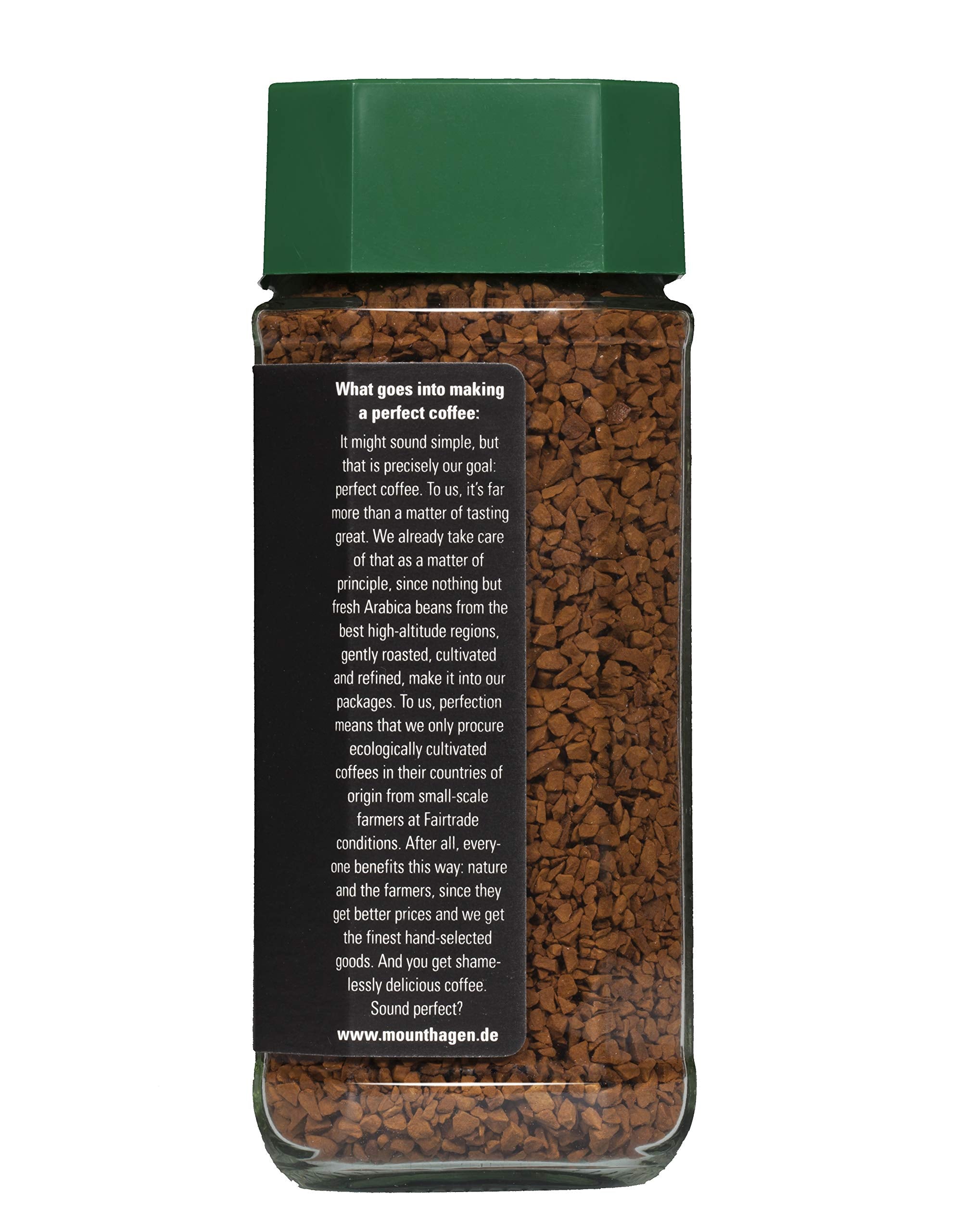 Eco-friendly packaging highlights Mount Hagen's sustainable coffee practices.