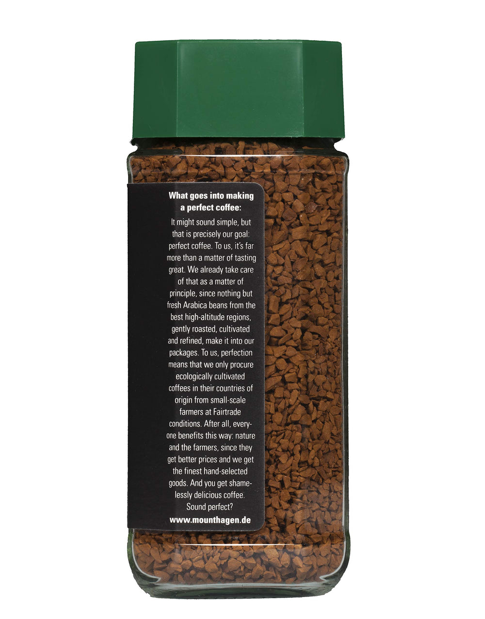 Eco-friendly packaging highlights Mount Hagen's sustainable coffee practices.