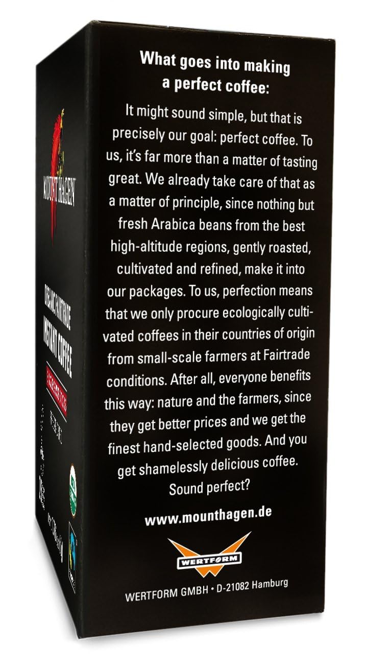 Mount Hagen gluten-free and OU Kosher certified coffee packets