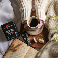 Mount Hagen medium roast arabica beans in compact packaging