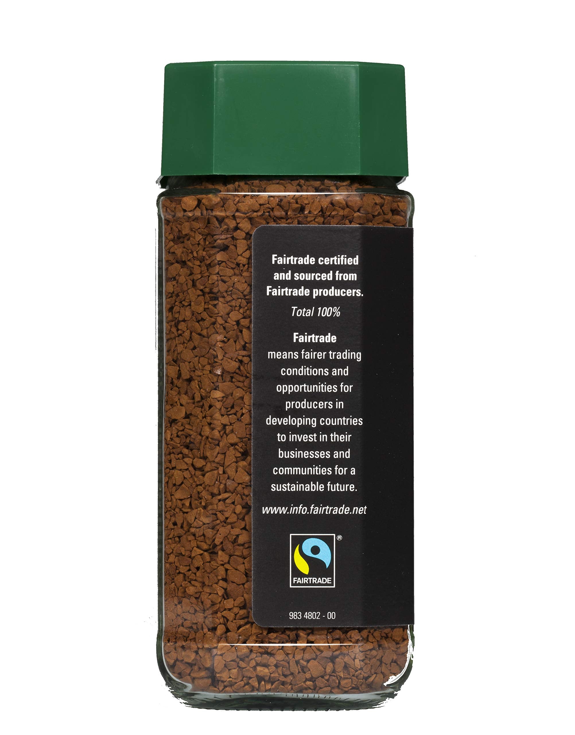 Mount Hagen Organic Fair-Trade Label confirms ethical sourcing and organic quality.