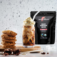 Resealable pouch keeps Mount Hagen coffee fresh between uses