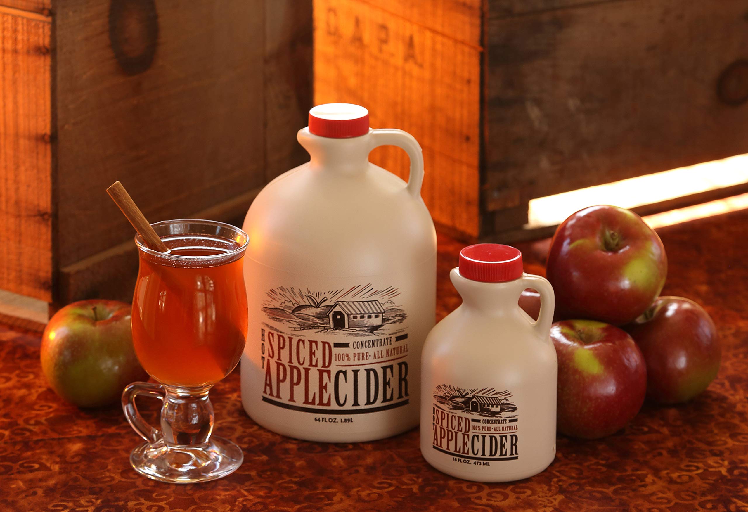 Mountain Cider 64-ounce concentrate bottle for family gatherings