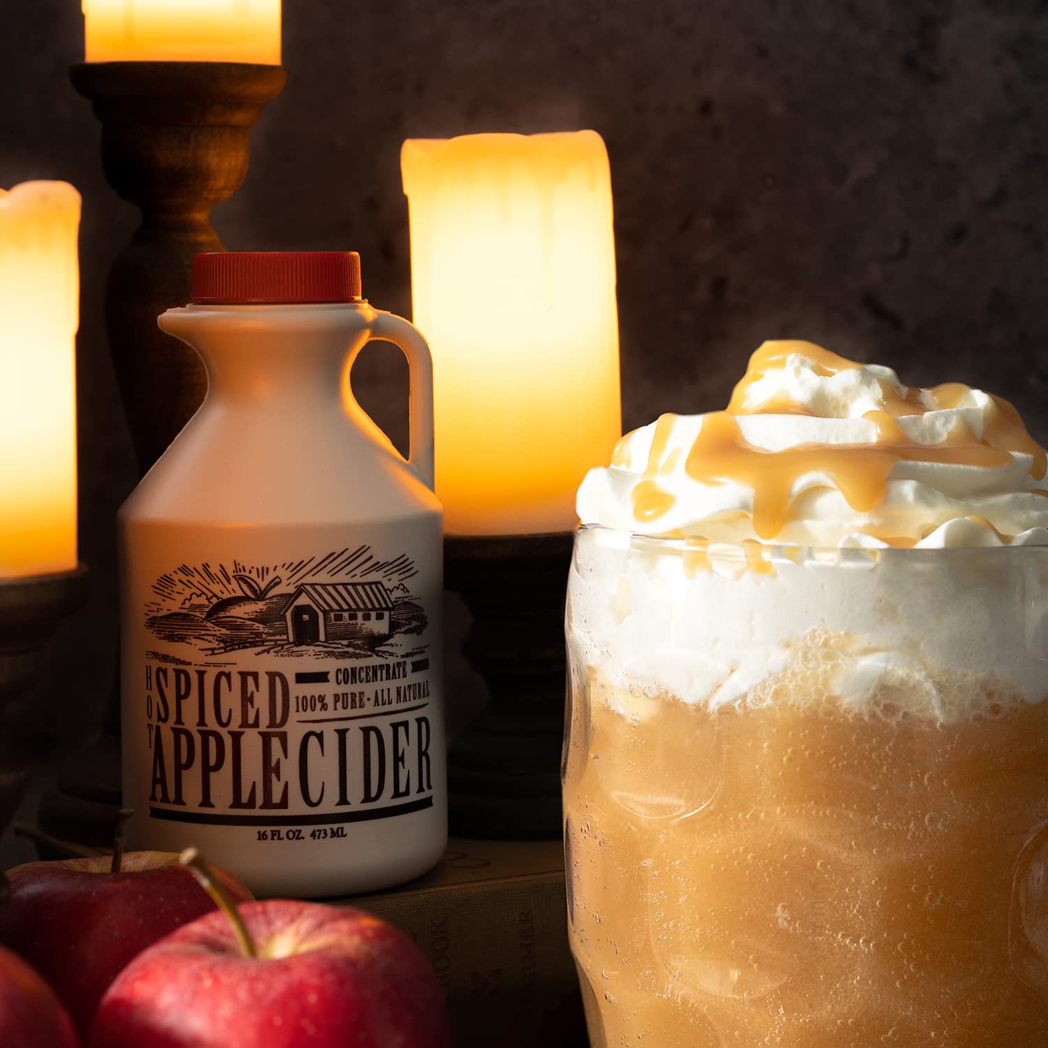 Mountain Cider concentrate storage shows long shelf life in pantry