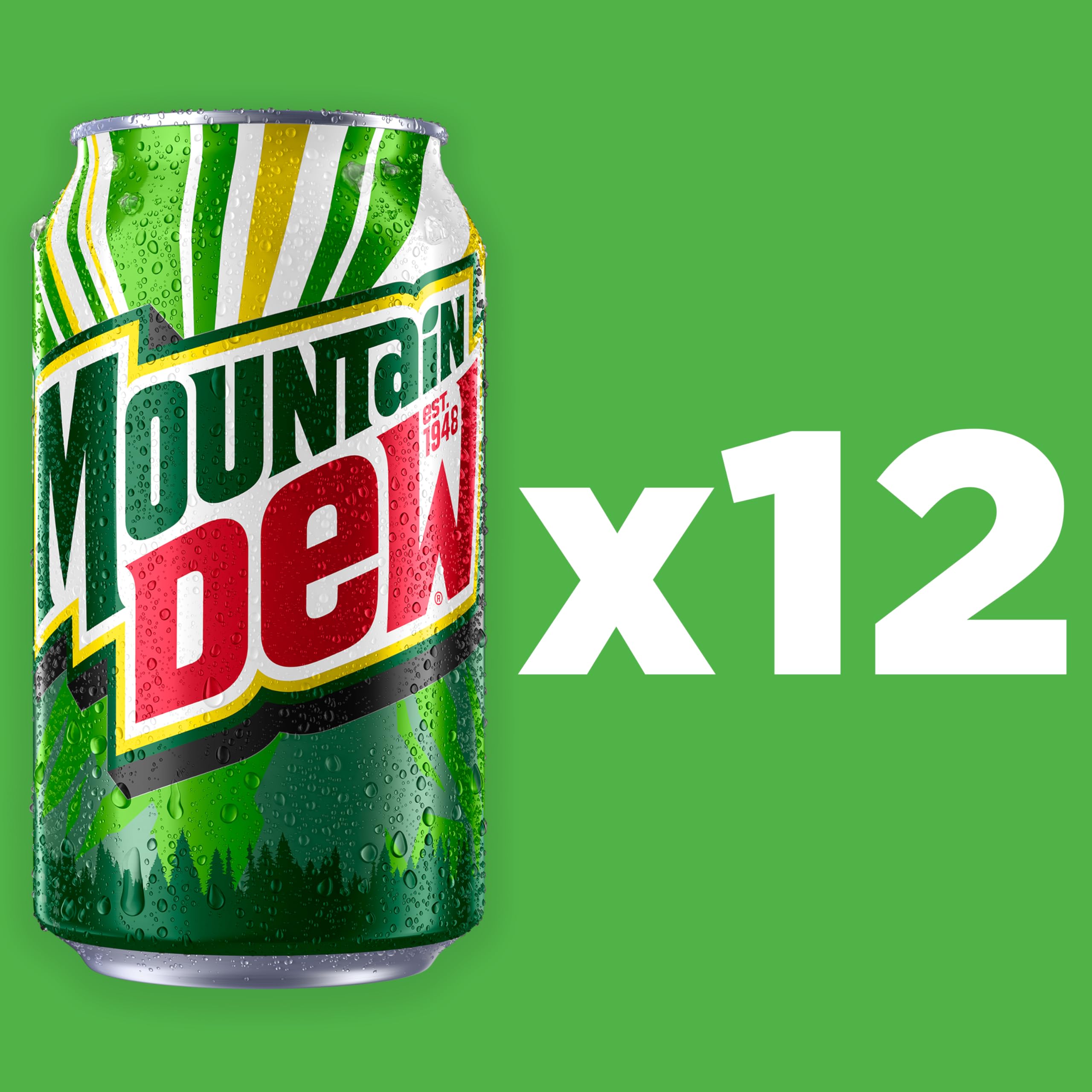 Mountain Dew Original pour into glass showing crisp, satisfying sip.