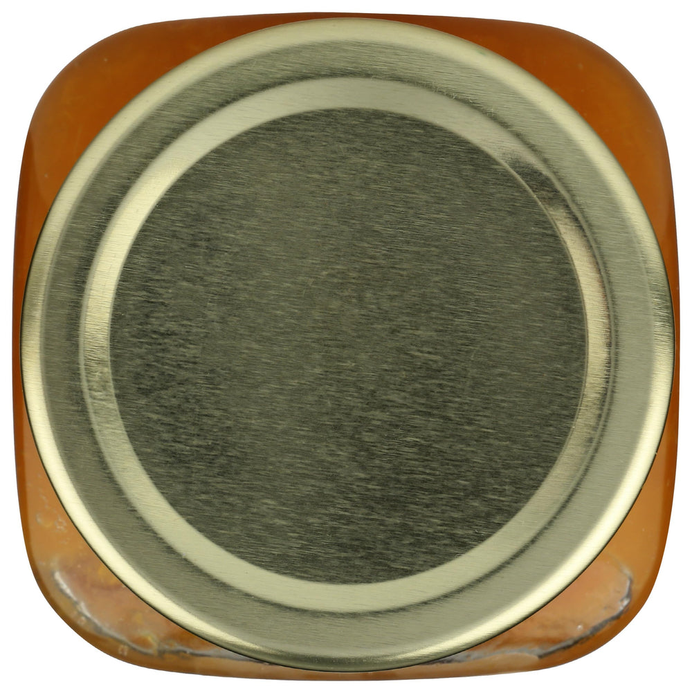 Mountain Fruit Co. Always Apricot Jam pour shot shows glossy, inviting glaze.