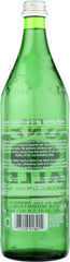 The Mountain Valley Sparkling Water Lime label close-up highlights natural lime aroma