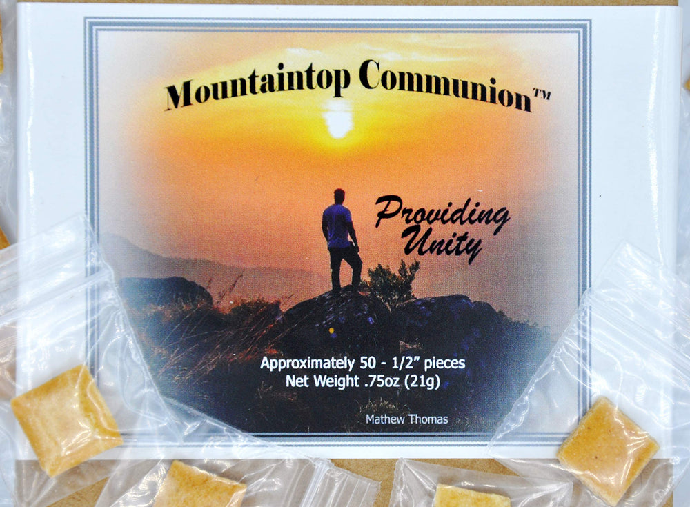 Mountaintop Communion bread taste close-up highlights mild flavor