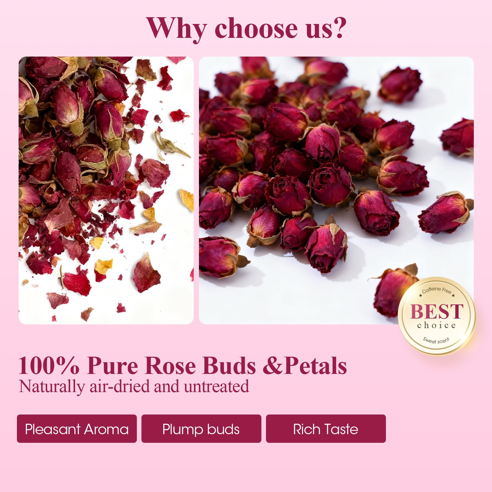 MQUPIN rose tea for culinary use in baking and desserts