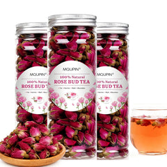 MQUPIN rose tea dried rosebud close-up for fragrant infusion