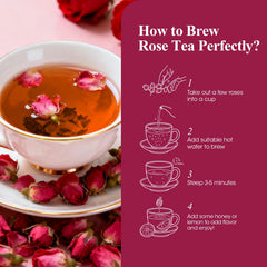 MQUPIN Rosebud Tea brew-steeping idea invites a comforting hot infusion.