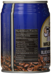 Mr. Brown Blue Mountain coffee mug pour for hot or cold versatility.