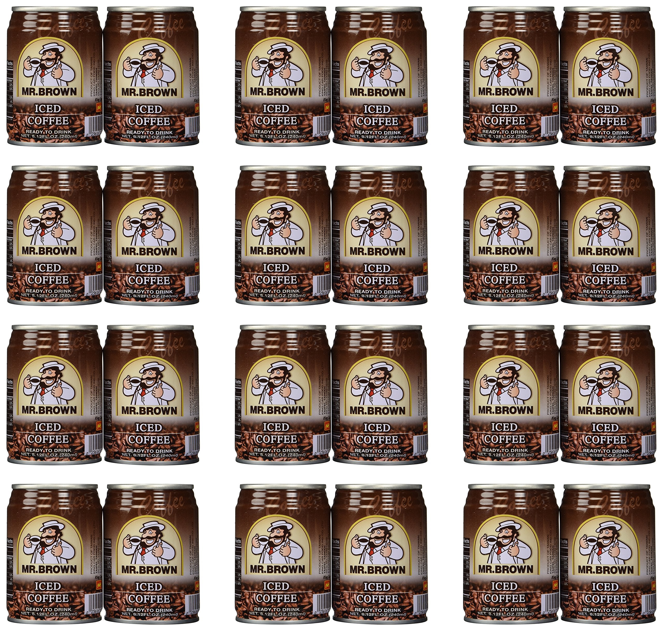 Mr. Brown iced coffee 8.12 oz can – bold flavor on the go