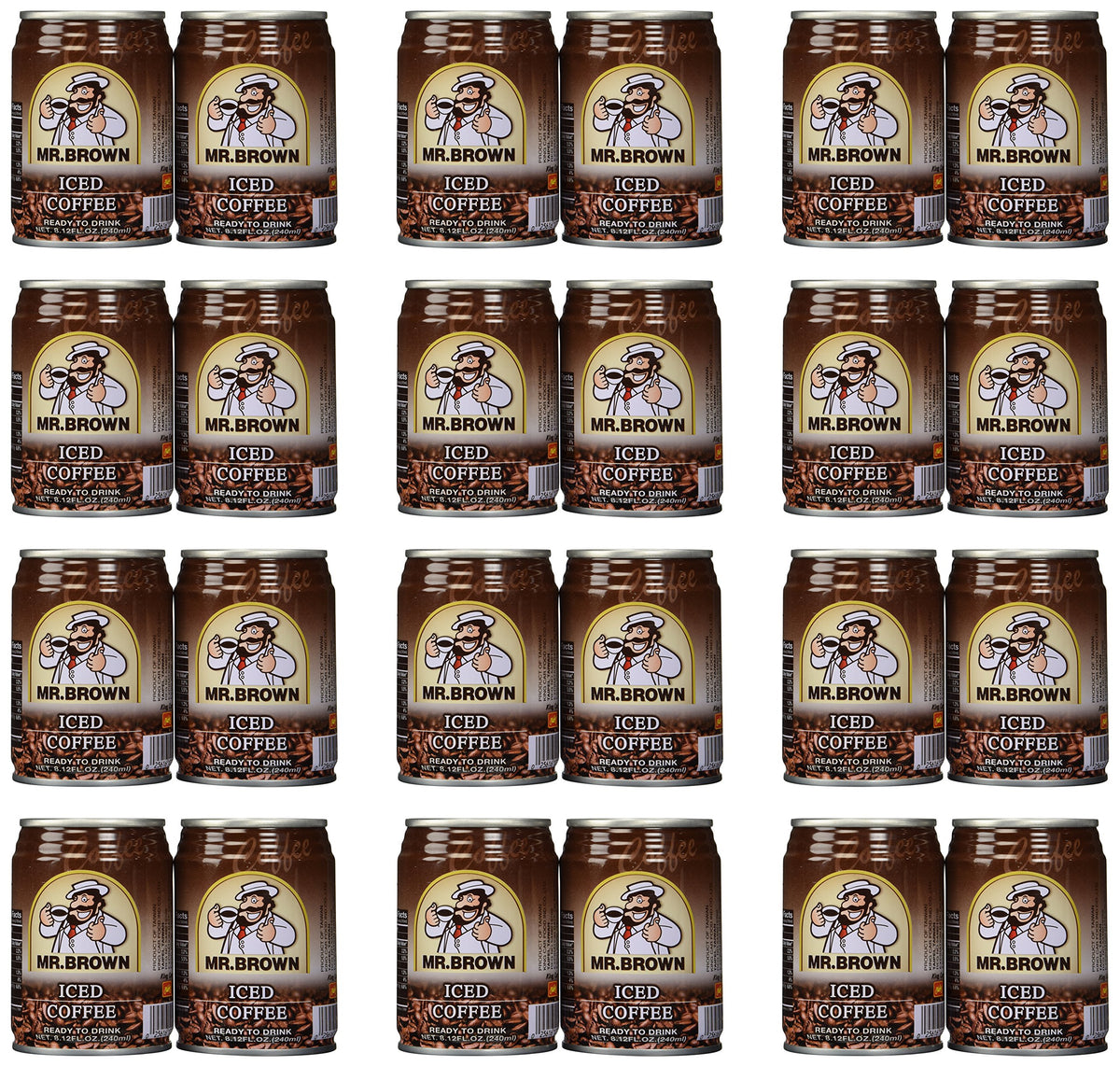 Mr. Brown iced coffee 8.12 oz can – bold flavor on the go