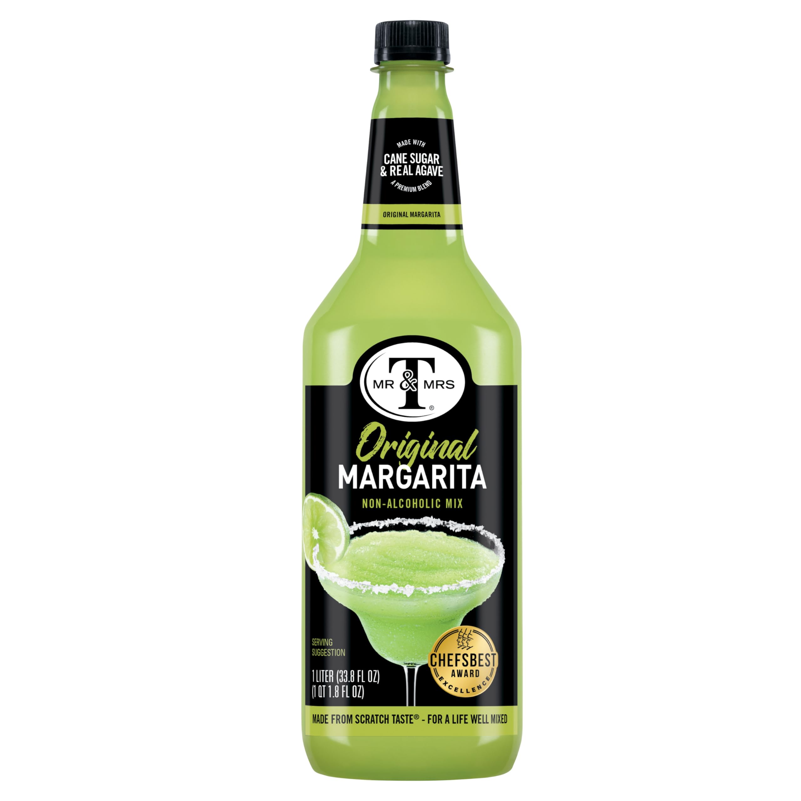Cane sugar and premium ingredients showcased on Mr & Mrs T label