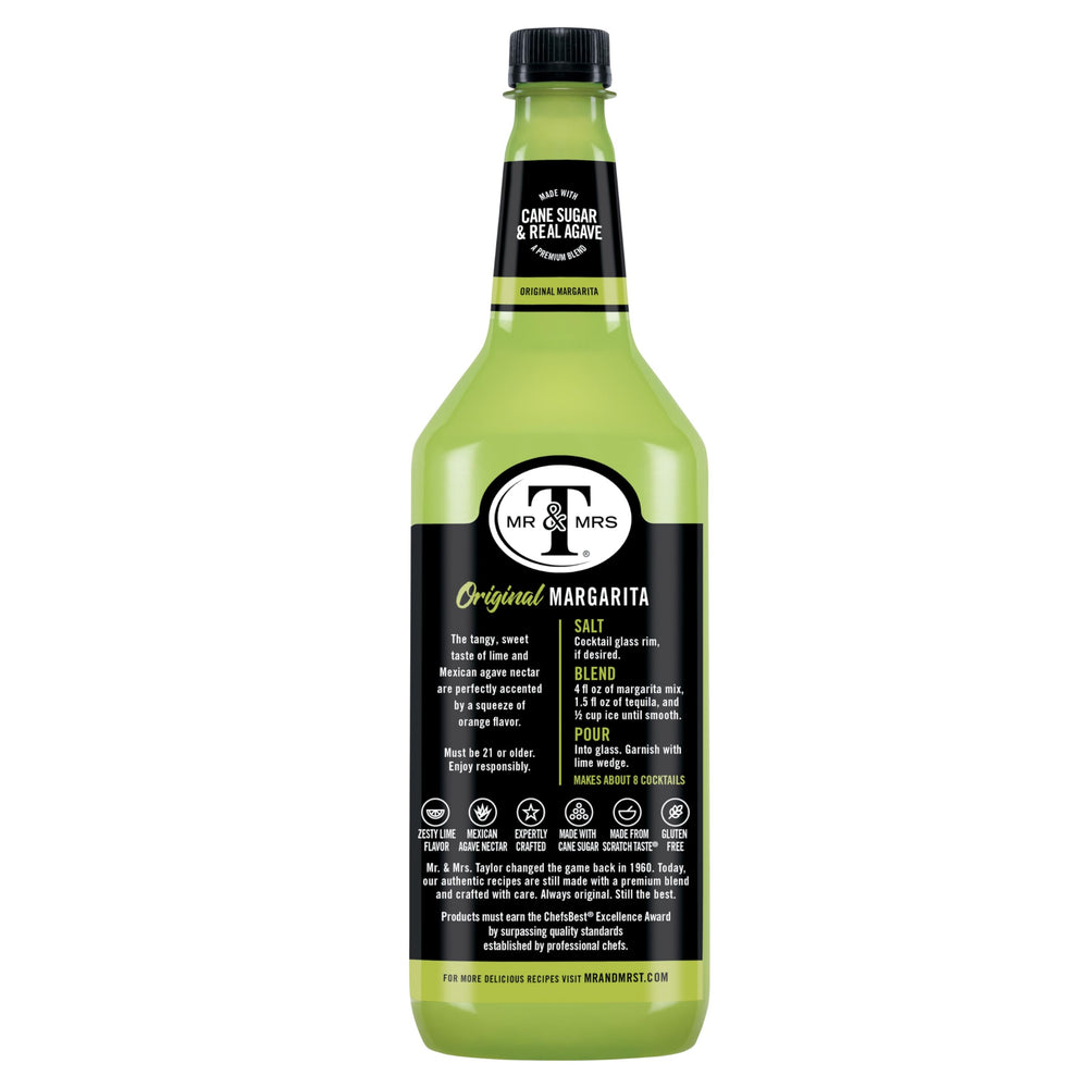 Mr & Mrs T Margarita Mix 4-bottle bundle for easy party prep